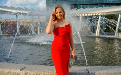 Bow Twist Dress Love