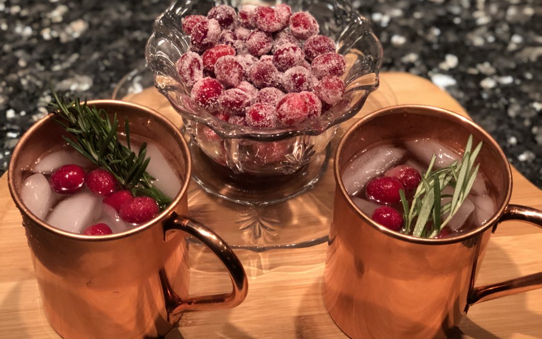 Cranberry Rosemary Mules