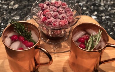 Cranberry Rosemary Mules